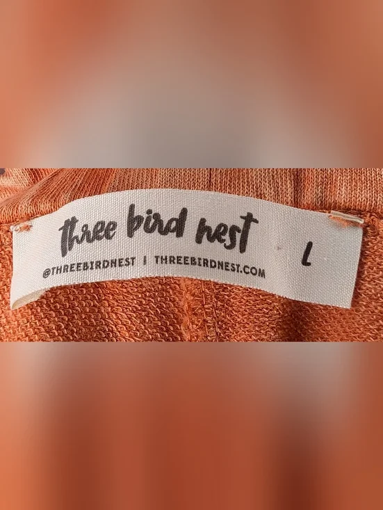 Three Bird Nest • Game On Cargo Wide Leg Pant in Burnt Orange size large - Picture 6 of 7